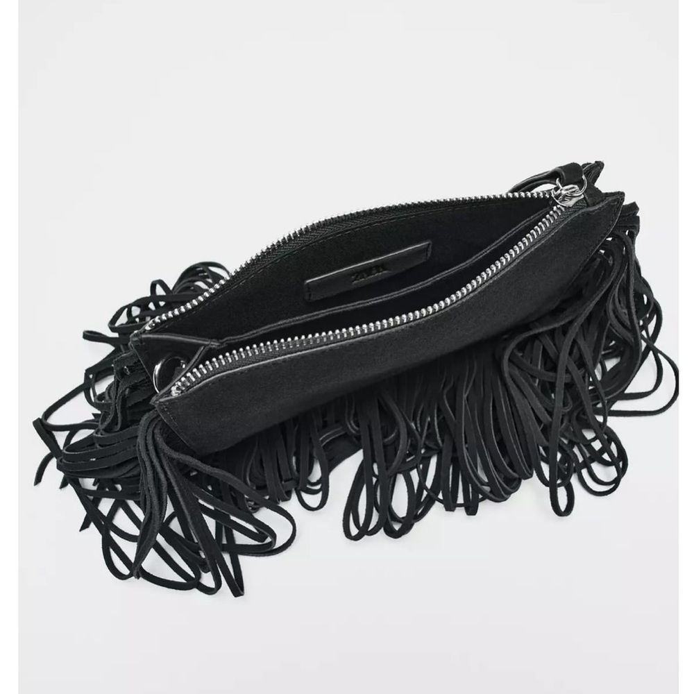 Mini suede fringe  bag - Picture 7 of 7